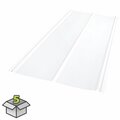 Sunsky 5V 26.22 in. x 6 ft. Clear Polycarbonate Roof Panel, 5PK 401026